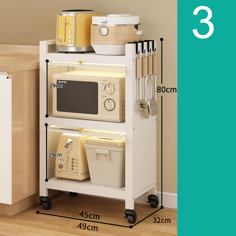 Kitchen Rack Dustproof Multi Layer Floor To Ceiling Cabinet