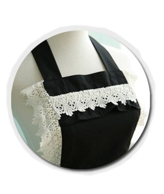 Lace apron skirt