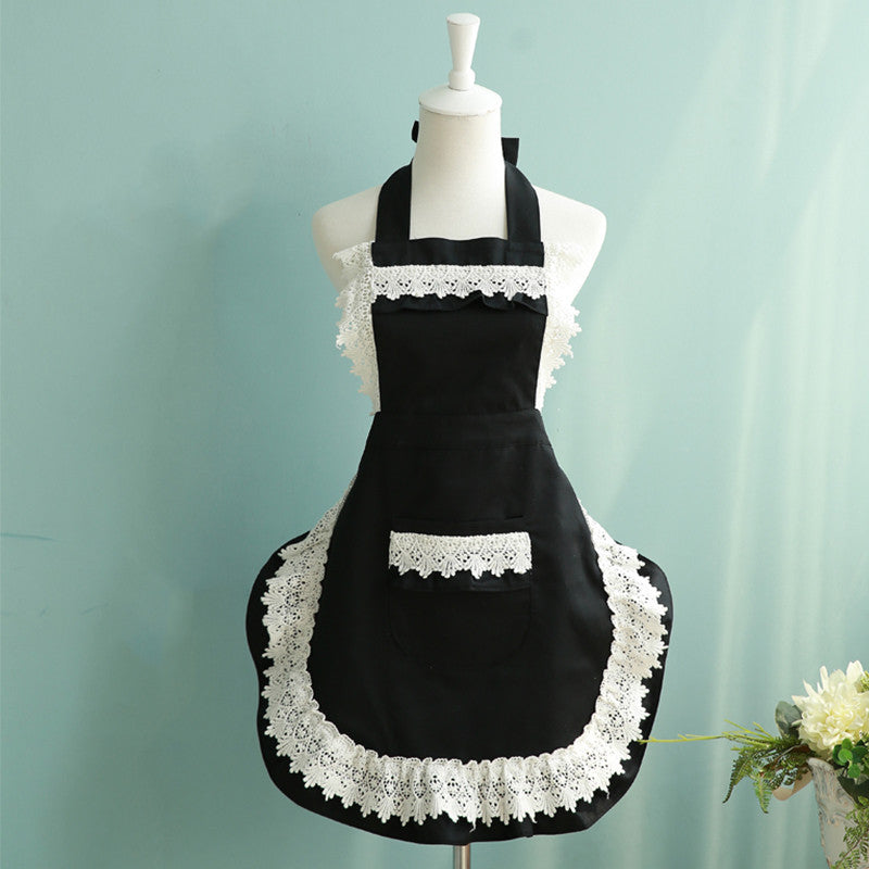 Lace apron skirt