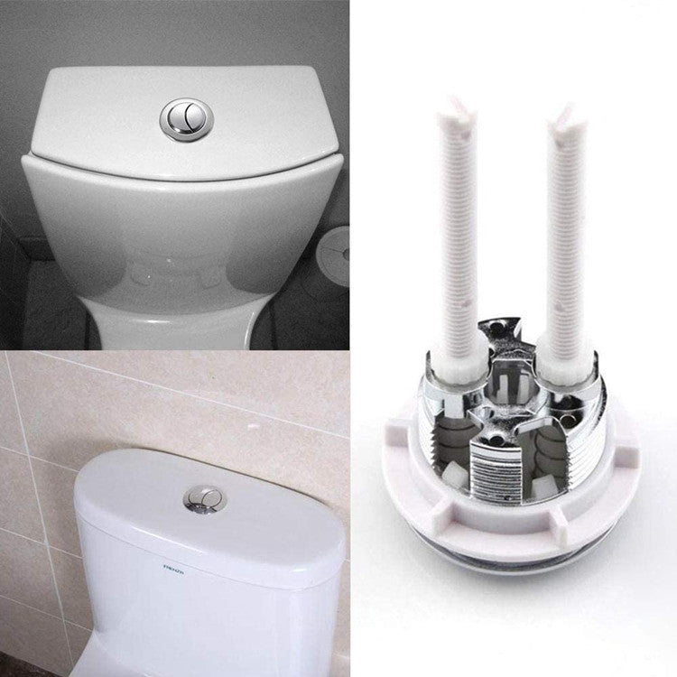 Toilet Tank Accessories One-Piece Toilet Round Double Button Toilet Button