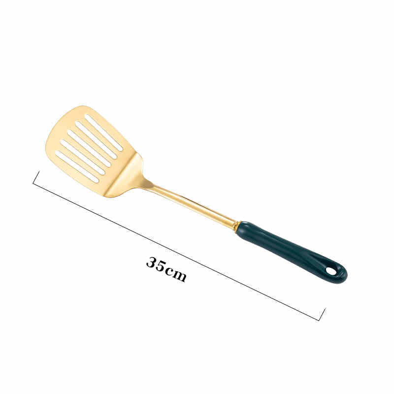 Nordic Stainless Steel Kitchen Utensils Spatula Ceramic Handle