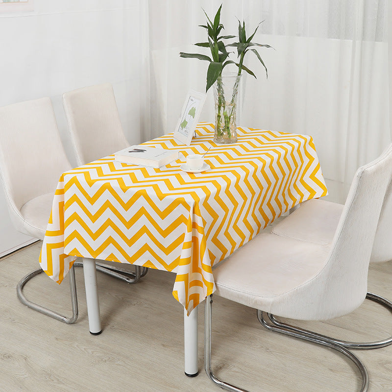 Yellow corrugated napkin