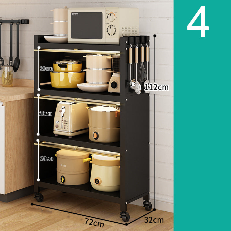 Kitchen Rack Dustproof Multi Layer Floor To Ceiling Cabinet