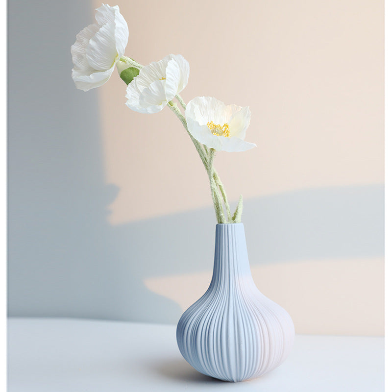 Mini Ceramic Vase Modern Minimalist Dining Table