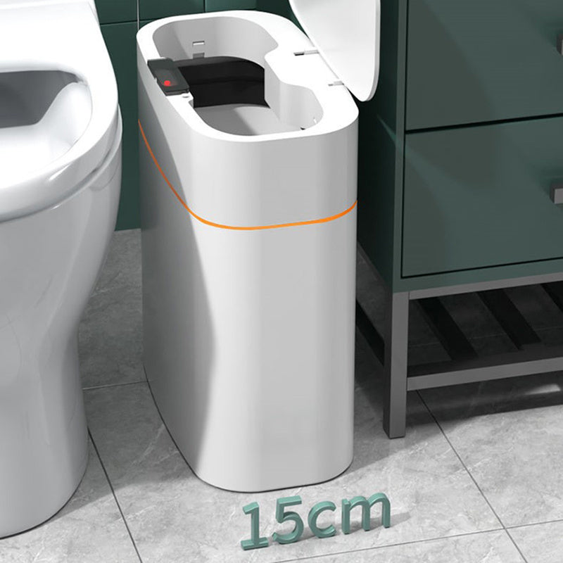 Automatic Smart Trash Can With Lid For Bathroom Storage Trash