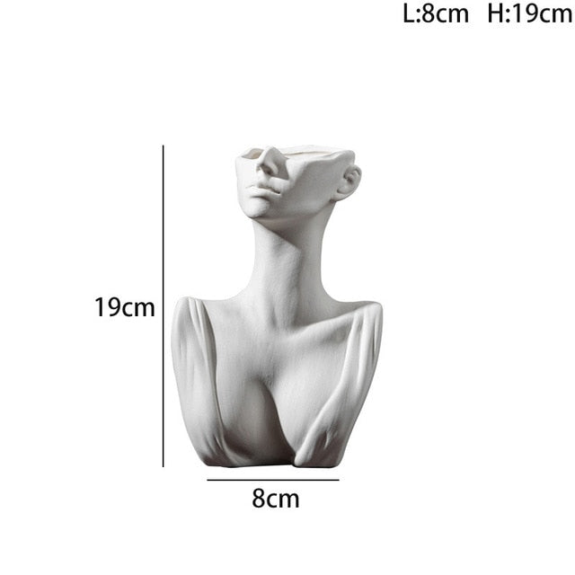 Woman Body Ceramic Vase