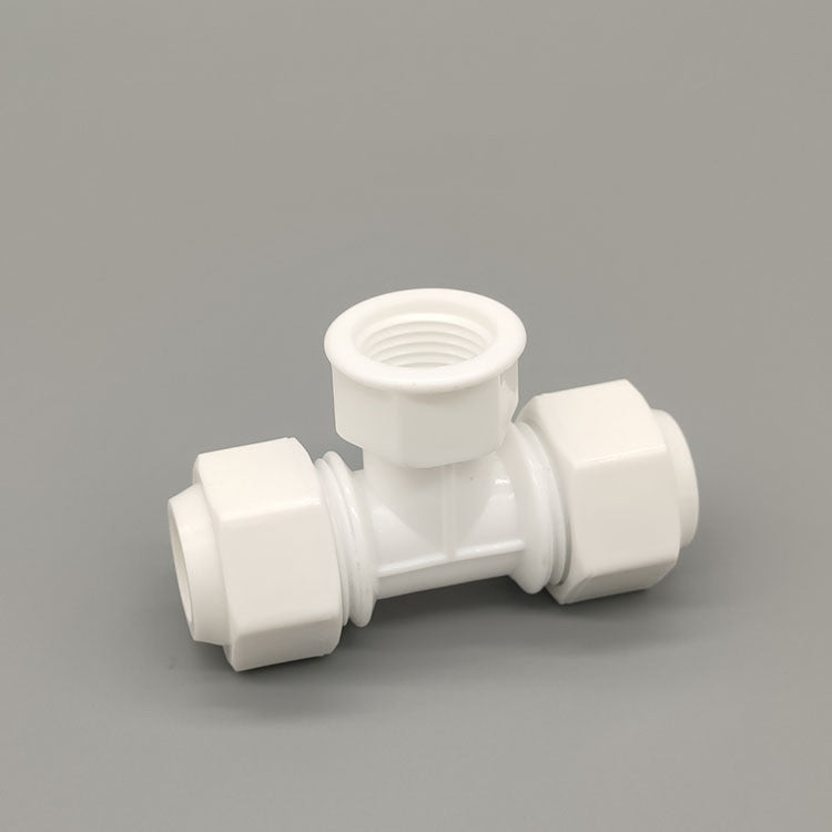 Aluminum-plastic Pipe Connector Accessories Large Flow 4 Points 1216 Solar Energy Pipe Fitting Joints